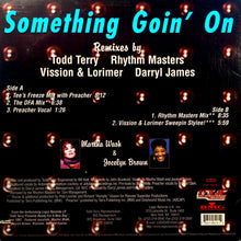 Load image into Gallery viewer, Todd Terry Featuring Martha Wash & Jocelyn Brown : Something Goin' On (12")