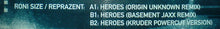 Load image into Gallery viewer, Roni Size / Reprazent : Heroes (12")