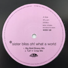 Load image into Gallery viewer, Sister Bliss : Oh! What A World (12", Single)