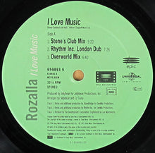 Load image into Gallery viewer, Rozalla : I Love Music (12")