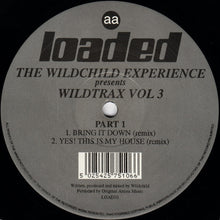 Load image into Gallery viewer, The Wildchild Experience* : Wildtrax Vol. 3 (Part 1) (12")