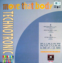 Load image into Gallery viewer, Technotronic Featuring Reggie : Move That Body (12", Maxi)