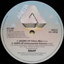 Load image into Gallery viewer, Snap! : Ooops Up (12", Single)