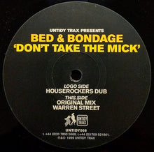 Load image into Gallery viewer, Bed & Bondage : Don't Take The Mick (12")