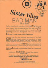 Load image into Gallery viewer, Sister Bliss : Badman (2x12", Promo)