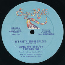 Load image into Gallery viewer, Grandmaster Flash & The Furious Five : It's Nasty (Genius Of Love) (12", Blu)