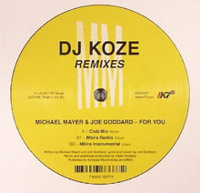 Load image into Gallery viewer, Michael Mayer & Joe Goddard : For You (DJ Koze Remixes) (12", EP)