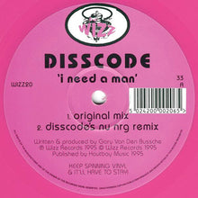 Load image into Gallery viewer, Disscode : I Need A Man (12", Pin)