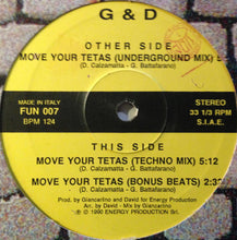 Load image into Gallery viewer, G* & D* : Move Your Tetas (12")
