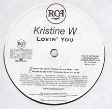 Load image into Gallery viewer, Kristine W : Lovin' You (2x12")