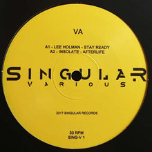 Load image into Gallery viewer, Various : Singular Various 1 (12", EP)