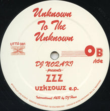Load image into Gallery viewer, Dj Nozaki Presents ZZZ (9) : Uzkzows E.P. (12", EP)