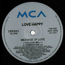 Load image into Gallery viewer, Love Happy : Message Of Love (12")