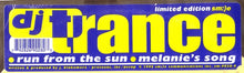 Load image into Gallery viewer, DJ Trance : Run From The Sun / Melanie's Song (10", Ltd, Yel)