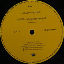 Load image into Gallery viewer, The Lightning Seeds* : All I Want (12", Re-)