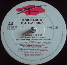 Load image into Gallery viewer, Rob Base & DJ E-Z Rock : Joy & Pain / Check This Out (12", Single)