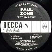 Load image into Gallery viewer, Paul Zone : Try My Love (12")