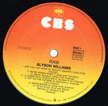 Load image into Gallery viewer, Alyson Williams : Raw (LP, Album)