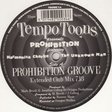 Load image into Gallery viewer, Prohibition Featuring Harmonica Charlie The Unknown Man : Prohibition Groove (12")