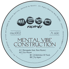 Load image into Gallery viewer, Mental Vibe Construction : MSO 002 (12", EP)
