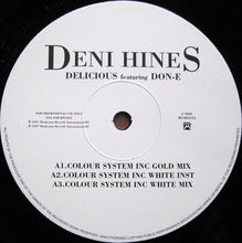Load image into Gallery viewer, Deni Hines : Delicious (Colour System Inc Mixes) (12", Promo)