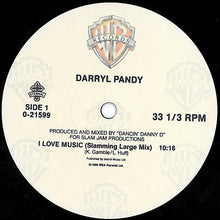 Load image into Gallery viewer, Darryl Pandy : I Love Music (12")