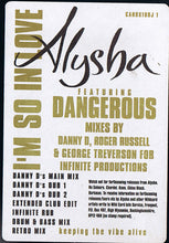 Load image into Gallery viewer, Alysha* : I'm So In Love (2x12", Promo)