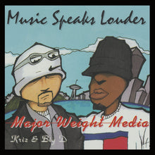 Load image into Gallery viewer, Major Weight Media : Music Speaks Louder (12", EP, RE, RM)