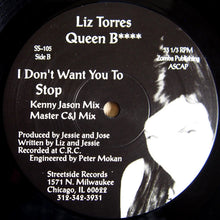 Load image into Gallery viewer, Liz Torres : I Don't Want You To Stop (12")