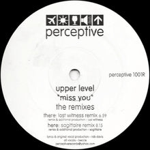 Load image into Gallery viewer, Upper Level : Miss You (The Remixes) (12")