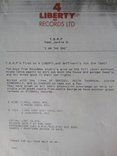 Load image into Gallery viewer, T.B.M.P* Feat. Jackie G.* : I Am The One (12", W/Lbl)