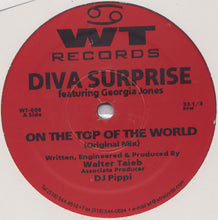 Load image into Gallery viewer, Diva Surprise Featuring Georgia Jones : On The Top Of The World (12")