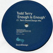 Load image into Gallery viewer, Todd Terry : Raining / Enough Is Enough (2x12", Promo)