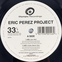 Load image into Gallery viewer, Eric Perez Project : Lies / Release (12")