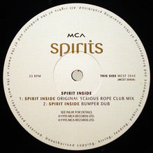 Load image into Gallery viewer, Spirits : Spirit Inside (Serious Rope & Marshall Jefferson Club Mixes) (12", Single)