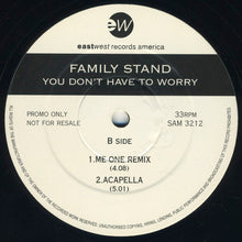 Load image into Gallery viewer, The Family Stand : You Don't Have To Worry (12", Promo)