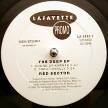 Load image into Gallery viewer, Red Sector : The Deep EP (12", EP, Promo)