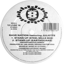 Load image into Gallery viewer, Rave Nation (2) Featuring Juliette* : Stand Up (12")