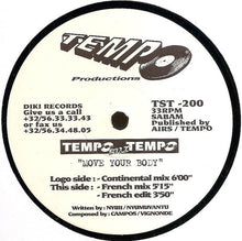 Load image into Gallery viewer, Tempo Sur Tempo : Move Your Body (12")
