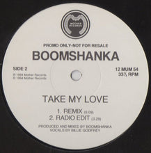 Load image into Gallery viewer, Boomshanka : Take My Love (12", Promo)