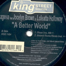 Load image into Gallery viewer, AgeHa Feat. Jocelyn Brown & Loleatta Holloway : A Better World (12")