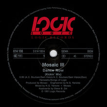Load image into Gallery viewer, Mosaic III* Feat. Zion* : Dance Now (12")