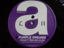 Load image into Gallery viewer, Purple Dreams : Crazy Feeling (12", Promo)
