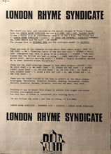 Load image into Gallery viewer, London Rhyme Syndicate : London Rhyme Syndicate (12", Single)
