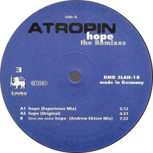 Load image into Gallery viewer, Atropin : Hope (Remixes) (12")
