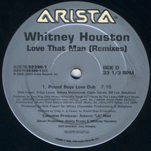Load image into Gallery viewer, Whitney Houston : Love That Man (Remixes) (2x12")