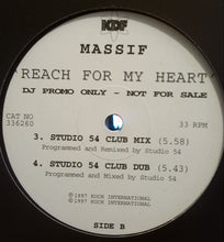 Load image into Gallery viewer, Massif (2) : Reach For My Heart (12", Promo)
