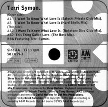 Load image into Gallery viewer, Terri Symon : I Want To Know (What Love Is) (12", Ltd)