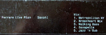 Load image into Gallery viewer, Ferraro Live Plan : Saxoh! (12")