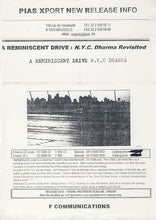 Load image into Gallery viewer, A Reminiscent Drive : N.Y.C Dharma Revisited (12", Single)